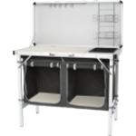 Graue Singleküchen & Miniküchen aus Aluminium Breite 100-150cm, Höhe 100-150cm, Tiefe 0-50cm 