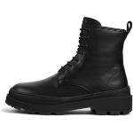 Reduzierte Schwarze Casual Camper Gore Tex Runde Ankle Boots & Klassische Stiefeletten mit Reißverschluss in Normalweite aus Leder 