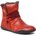 Rote Camper Peu Cami Ankle Boots & Klassische Stiefeletten aus Glattleder Größe 36 