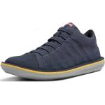 Reduzierte Marineblaue Unifarbene Casual Camper Beetle Low Sneaker mit Schnürsenkel aus Veloursleder leicht für Herren Größe 40 