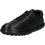 Schwarze Unifarbene Casual Camper Pelotas Low Sneaker mit Schnürsenkel aus Leder Leicht für Herren Größe 41 