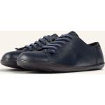 Blaue Camper Peu Cami Nachhaltige Low Sneaker mit Schnürsenkel mit herausnehmbarem Fußbett für Herren Größe 42 