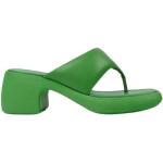 Hellgrüne Camper Damenschuhe aus Rindsleder Größe 36 mit Absatzhöhe 7cm bis 9cm für den für den Sommer 
