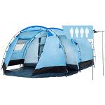 CampFeuer Zelt Super+ für 4 Personen | Blau/Schwar