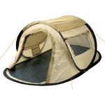 CampFeuer Zelt Quiki für 2 Personen | Creme/Beige | Wurfzelt Aufbau in 2 Sekunden, Wasserabweisend | Quicktent für Festival, Camping und mehr | Pop Up Zelt, Campingzelt, Automatik Zelt