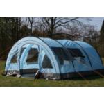 CampFeuer Zelt Relax6 für 6 Personen Hellblau / Grau 5000 mm Wassersäule