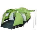 CampFeuer Zelt Super+ für 4 Personen | Grün | Tunnelzelt 3000 mm Wassersäule