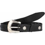 Schwarze Elegante Campomaggi Ledergürtel aus Leder für Damen Größe XL Länge 100 