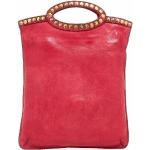 Rote Elegante Campomaggi Lederhandtaschen aus Leder für Damen 