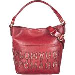 Reduzierte Bordeauxrote Campomaggi Lederhandtaschen mit Reißverschluss aus Rindsleder für Damen 