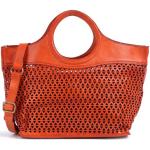 Reduzierte Orange Campomaggi Lederhandtaschen aus Rindsleder für Damen 