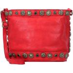 Reduzierte Rote Campomaggi Umhängetaschen mit Reißverschluss aus Leder für Damen 