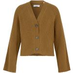 Braune Marc O'Polo V-Ausschnitt Damencardigans & Damenstrickjacken aus Baumwolle Größe S 