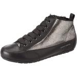 Schwarze Candice Cooper High Top Sneaker & Sneaker Boots mit Reißverschluss aus Leder für Damen Größe 36 