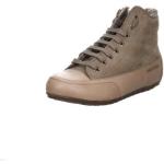 Reduzierte Braune Unifarbene Casual Candice Cooper High Top Sneaker & Sneaker Boots mit Schnürsenkel in Normalweite aus Leder für Damen Größe 43 mit Absatzhöhe bis 3cm 