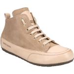 Beige Candice Cooper High Top Sneaker & Sneaker Boots aus Veloursleder für Damen Größe 43 mit Absatzhöhe bis 3cm 