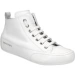 Weiße Candice Cooper High Top Sneaker & Sneaker Boots aus Leder für Damen Größe 39,5 mit Absatzhöhe bis 3cm 