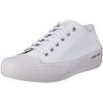 Weiße Candice Cooper ROCK Low Sneaker aus Veloursleder für Damen Größe 36 