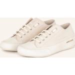 Cremefarbene Candice Cooper Low Sneaker aus Glattleder für Damen Größe 40 