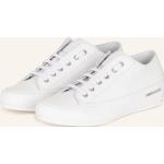 Weiße Candice Cooper ROCK Low Sneaker aus Glattleder für Damen Größe 40 