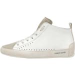 Weiße Candice Cooper High Top Sneaker & Sneaker Boots mit Reißverschluss aus Kalbsleder für Damen Größe 42 