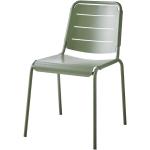 Cane-line Outdoor - Copenhagen City Stuhl ohne Armlehne - grün, Metall - 46x76x56 cm - olivegrün (11438AD) (202)