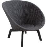 Reduzierte Silberne Moderne Cane-Line Lounge Sessel pulverbeschichtet aus Aluminium Breite 50-100cm, Höhe 50-100cm, Tiefe 50-100cm 