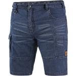 Schwarze Jeans-Shorts aus Baumwolle für Herren Übergrößen für den für den Sommer 