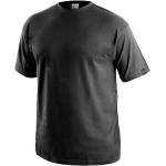 Schwarze T-Shirts aus Jersey für Herren Größe 7 XL 