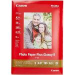Canon 2311B021 Fotopapier PP 201 glänzend Din für Tintenstrahldrucker, Pixma Drucker, Schwarz, Weiß, A3+, 20 Blatt (275 g/qm)