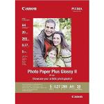 Canon Fotopapier PP-201 glänzend weiß - DIN A4 20 Blatt für Tintenstrahldrucker - PIXMA Drucker (265 g/qm) 2311B019