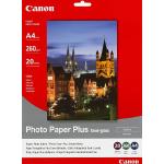Canon Fotopapier SG-201 Plus Seidenglanz - DIN A4 20 Blatt Seidenmatt für Tintenstrahldrucker - PIXMA Drucker (260 g/qm) 1686B021