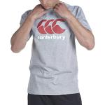 Canterbury Herren CCC Logo Baumwollmischung T-Shirt - Classic Marl/Rot/Weiß XXL