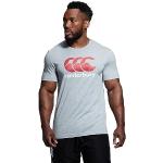 Canterbury Herren CCC Logo Baumwollmischung T-Shirt - Classic Marl/Rot/Weiß - XS