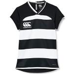 Canterbury Vapodri Evader Rugby-Trikot für Damen XS schwarz/weiß