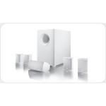 Weiße Canton Lautsprecherständer aus Aluminium Breite 0-50cm, Höhe 0-50cm, Tiefe 0-50cm 