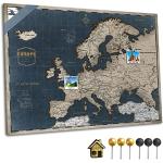 Europakarten aus Kork 