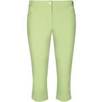 Grüne Casual CANYON Sportswear Caprihosen mit Knopf für Damen 