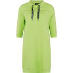 Limettengrüne Casual 3/4-ärmelige CANYON Sportswear U-Boot-Ausschnitt Sweatkleider für Damen 
