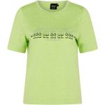 Limettengrüne Halblangärmelige CANYON Sportswear T-Shirts mit Nieten für Damen Größe M 