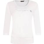 Silberne 3/4-ärmelige CANYON Sportswear T-Shirts für Damen Größe M 
