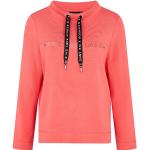 Korallenrote CANYON Sportswear U-Boot-Ausschnitt Damensweatshirts mit Nieten Größe M 