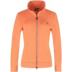 Orange Stehkragen Zip Hoodies & Sweatjacken für Damen Größe L 