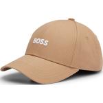 Beige HUGO BOSS BOSS Nachhaltige Snapback-Caps aus Baumwolle für Herren 