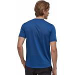 Blaue Patagonia Nachhaltige T-Shirts aus Jersey für Herren Größe S 