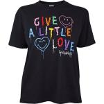 Weiße Capelli New York Emoji Smiley T-Shirts mit Herz-Motiv für Damen 
