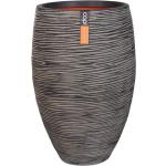 Capi Vase Nature Rib Elegant Deluxe 40 x 60 cm Anthrazit KOFZ1131 - grau 424251