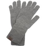 Graue Strick-Handschuhe für Damen Einheitsgröße 