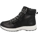 Reduzierte Schwarze Caprice High Top Sneaker & Sneaker Boots aus Leder für Damen Größe 39 