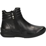 Reduzierte Schwarze Casual Caprice Ankle Boots & Klassische Stiefeletten aus Leder Gefüttert für Damen Größe 36 für den für den Winter 
